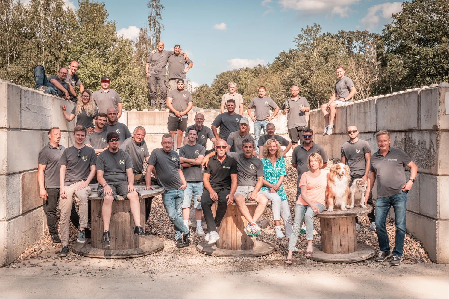 Draeger Leitungsbau Karriere Team